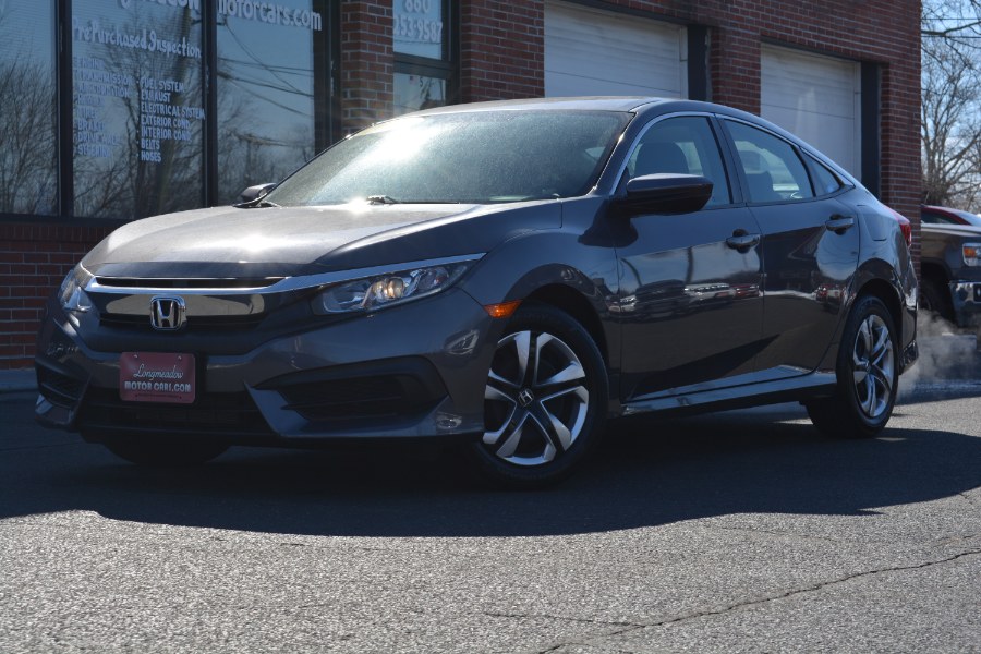 2018 Honda Civic Sedan LX CVT, available for sale in ENFIELD, Connecticut | Longmeadow Motor Cars. ENFIELD, Connecticut