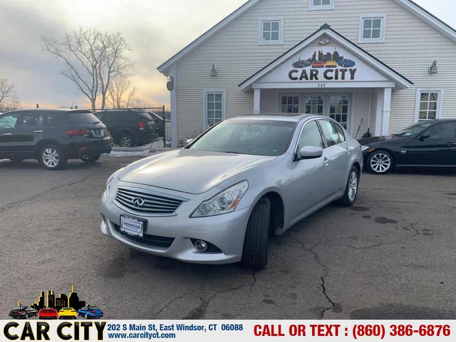 2011 Infiniti G25 Sedan 4dr x AWD, available for sale in East Windsor, Connecticut | Car City LLC. East Windsor, Connecticut