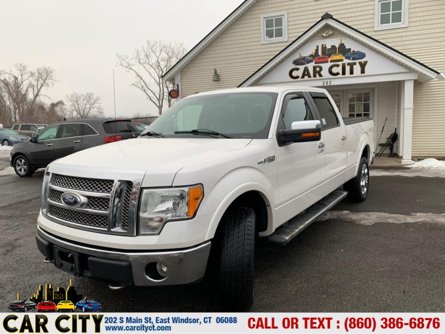 2010 Ford F-150 4WD SuperCrew 145" Lariat, available for sale in East Windsor, Connecticut | Car City LLC. East Windsor, Connecticut