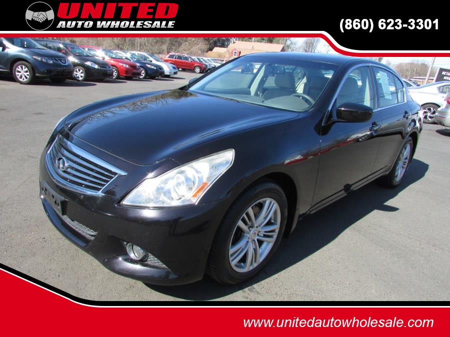2013 Infiniti G37 Sedan 4dr x AWD, available for sale in East Windsor, Connecticut | United Auto Sales of E Windsor, Inc. East Windsor, Connecticut