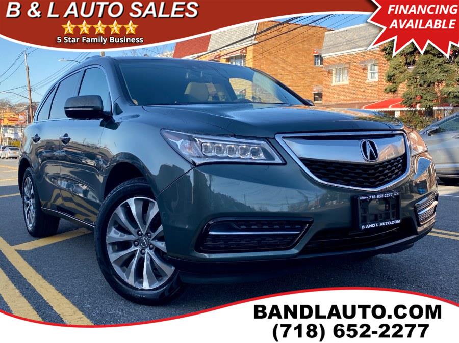 2014 Acura MDX SH-AWD 4dr Tech Pkg, available for sale in Bronx, New York | B & L Auto Sales LLC. Bronx, New York