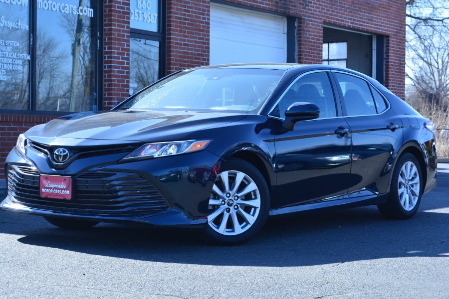 2018 Toyota Camry LE Auto (Natl), available for sale in ENFIELD, Connecticut | Longmeadow Motor Cars. ENFIELD, Connecticut