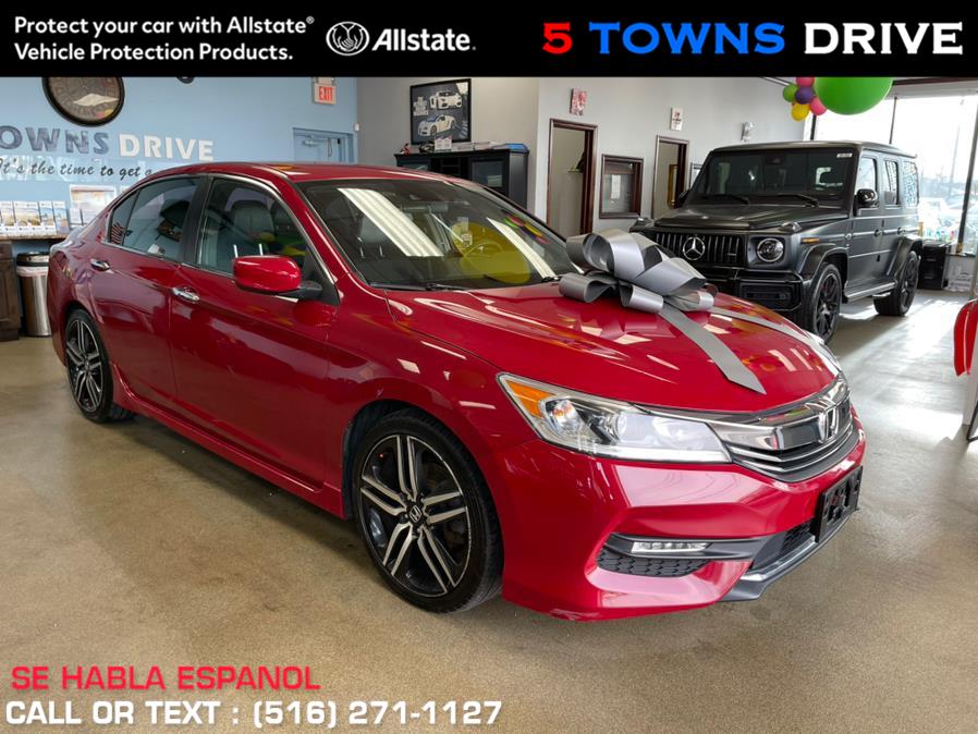 2016 Honda Accord Sedan 4dr I4 CVT Sport w/Honda Sensing, available for sale in Inwood, New York | 5 Towns Drive. Inwood, New York
