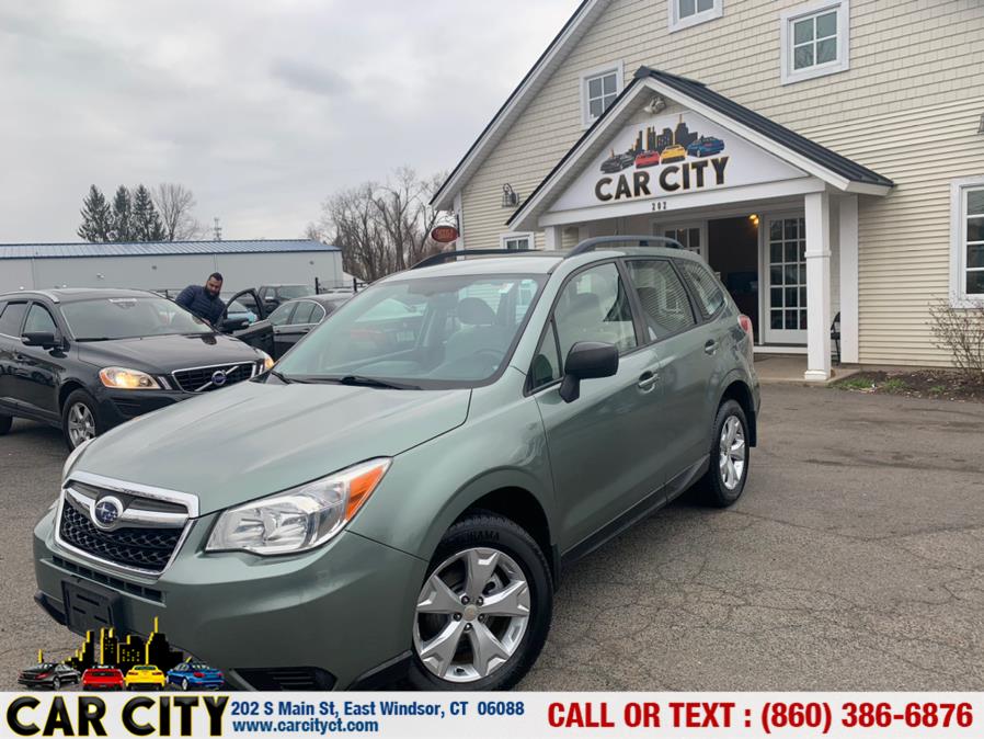2015 Subaru Forester 4dr CVT 2.5i PZEV, available for sale in East Windsor, Connecticut | Car City LLC. East Windsor, Connecticut