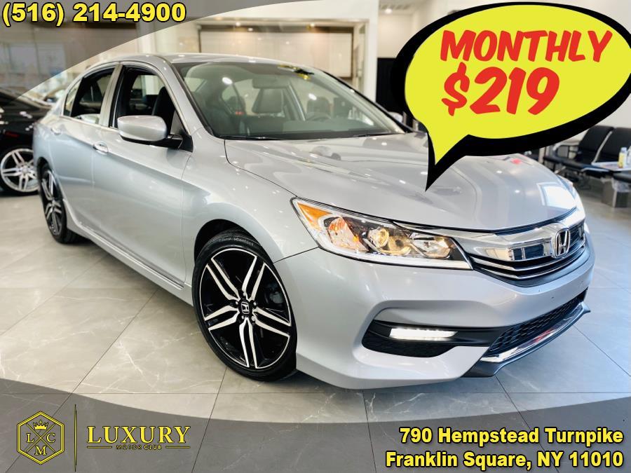 2017 Honda Accord Sedan Sport CVT, available for sale in Franklin Square, New York | Luxury Motor Club. Franklin Square, New York