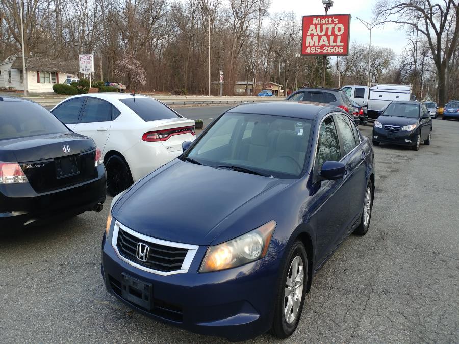 2008 Honda Accord Sdn 4dr I4 Auto LX-P PZEV, available for sale in Chicopee, Massachusetts | Matts Auto Mall LLC. Chicopee, Massachusetts