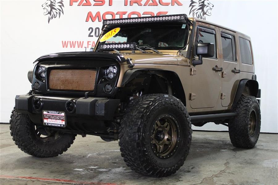 2015 Jeep Wrangler Unlimited SAHARA, available for sale in Paterson, New Jersey | Fast Track Motors. Paterson, New Jersey