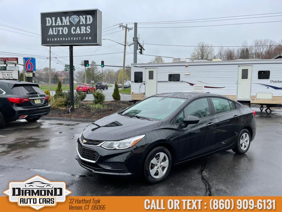 2017 Chevrolet Cruze 4dr Sdn 1.4L LS w/1SB, available for sale in Vernon, Connecticut | TD Automotive Enterprises LLC DBA Diamond Auto Cars. Vernon, Connecticut