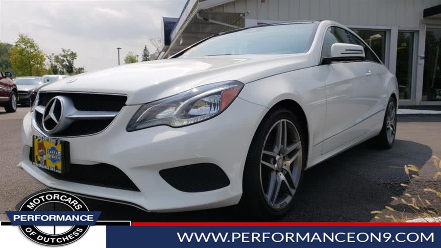 2015 Mercedes-Benz E-Class Design Diamond 2dr Cpe E 400 4MATIC, available for sale in Wappingers Falls, New York | Performance Motor Cars. Wappingers Falls, New York