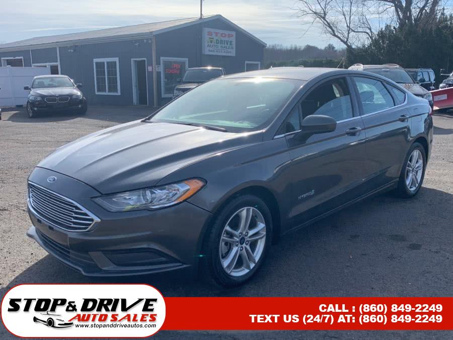 2018 Ford Fusion Hybrid SE FWD, available for sale in East Windsor, Connecticut | Stop & Drive Auto Sales. East Windsor, Connecticut