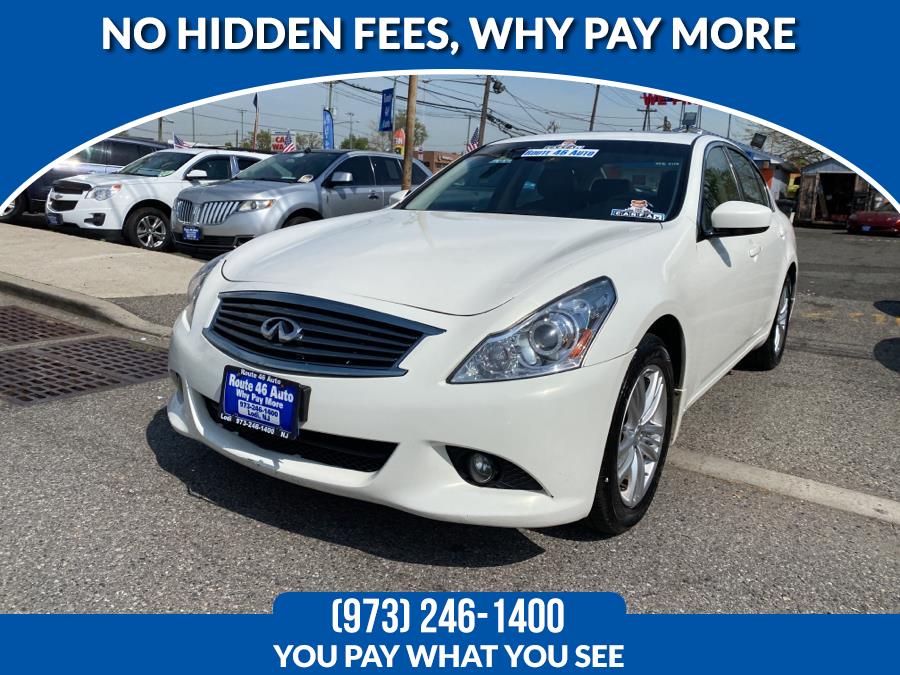 2013 Infiniti G37 Sedan x AWD 4dr Sedan, available for sale in Lodi, New Jersey | Route 46 Auto Sales Inc. Lodi, New Jersey