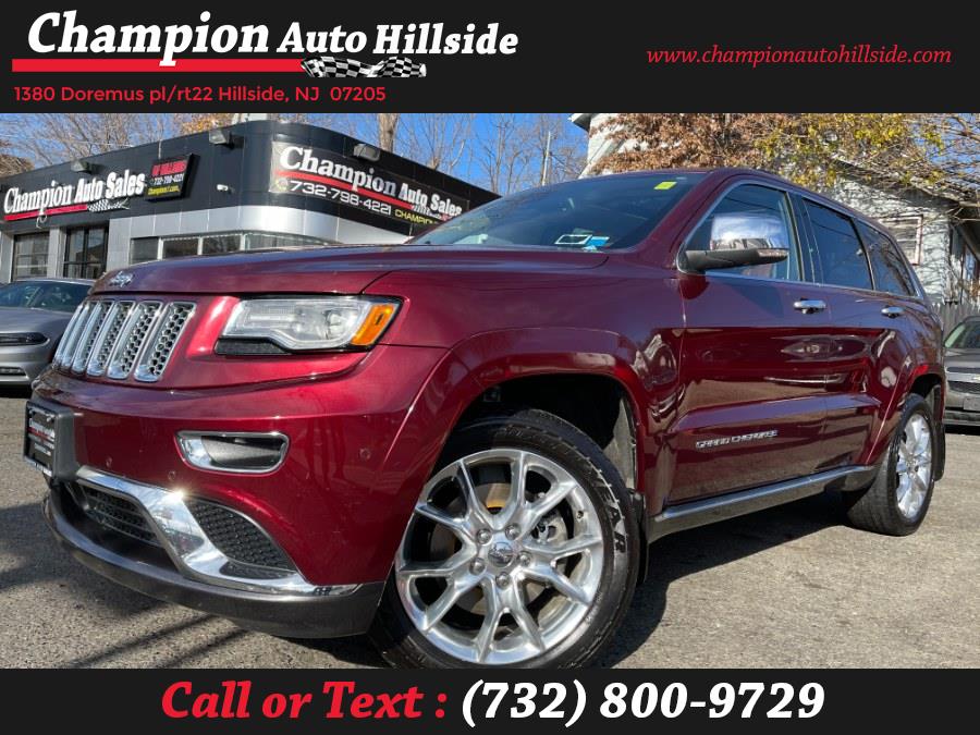 2016 Jeep Grand Cherokee 4WD 4dr Summit, available for sale in Hillside, New Jersey | Champion Auto Sales. Hillside, New Jersey