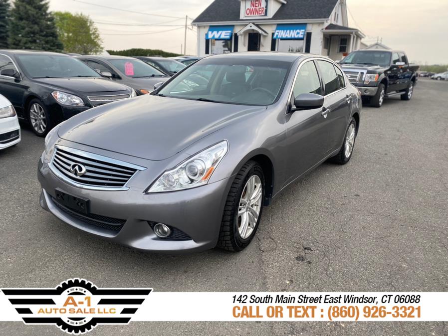2011 Infiniti G37 Sedan 4dr x AWD, available for sale in East Windsor, Connecticut | A1 Auto Sale LLC. East Windsor, Connecticut