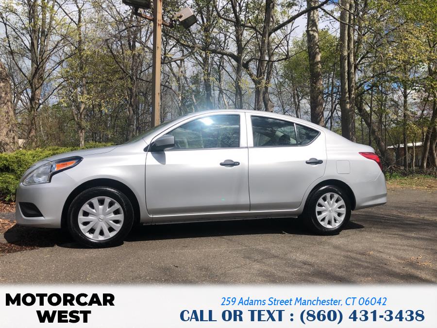 2017 Nissan Versa Sedan S, available for sale in Manchester, Connecticut | Motorcar West. Manchester, Connecticut
