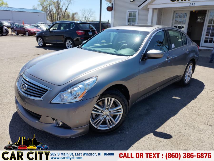 2010 Infiniti G37 Sedan 4dr x AWD, available for sale in East Windsor, Connecticut | Car City LLC. East Windsor, Connecticut