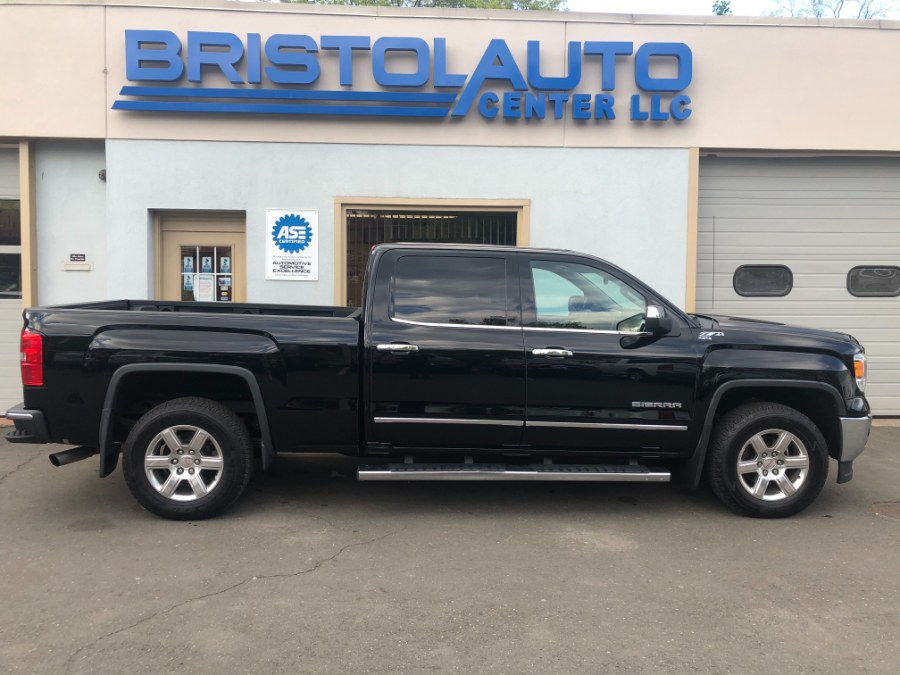 2014 GMC Sierra 1500 4WD Crew Cab 143.5" SLT, available for sale in Bristol, Connecticut | Bristol Auto Center LLC. Bristol, Connecticut