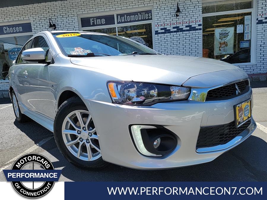 2016 Mitsubishi Lancer 4dr Sdn CVT ES FWD, available for sale in Wilton, Connecticut | Performance Motor Cars Of Connecticut LLC. Wilton, Connecticut
