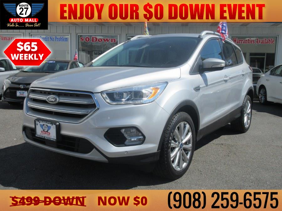 2018 Ford Escape Titanium 4WD, available for sale in Linden, New Jersey | Route 27 Auto Mall. Linden, New Jersey
