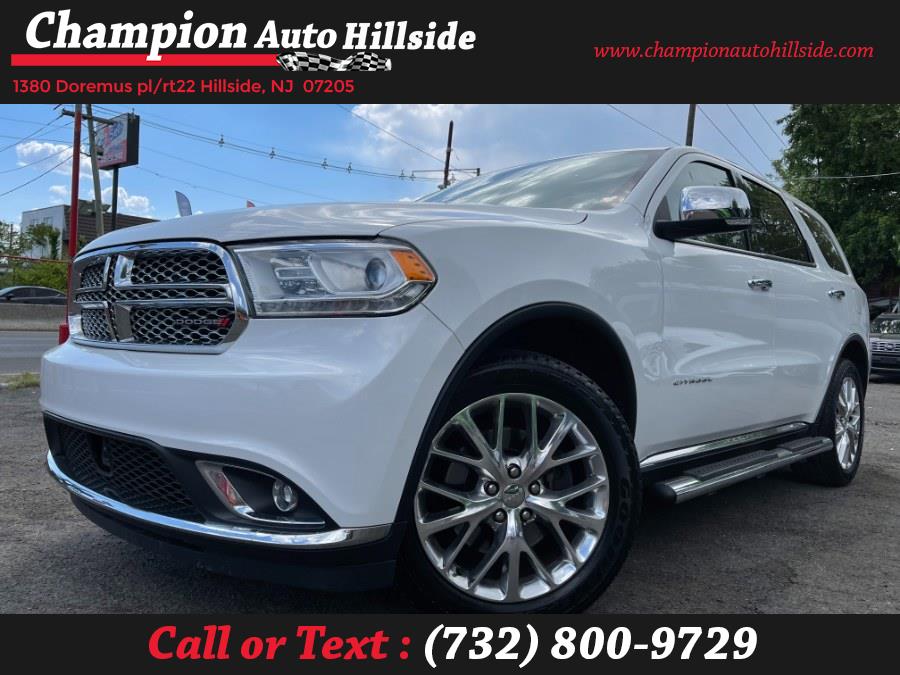 2015 Dodge Durango AWD 4dr Citadel, available for sale in Hillside, New Jersey | Champion Auto Sales. Hillside, New Jersey
