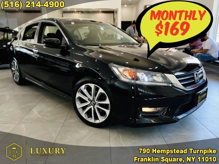 2014 Honda Accord Sedan 4dr I4 CVT Sport, available for sale in Franklin Square, New York | Luxury Motor Club. Franklin Square, New York
