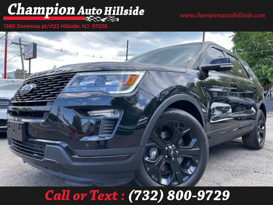 2019 Ford Explorer Sport 4WD, available for sale in Hillside, New Jersey | Champion Auto Sales. Hillside, New Jersey