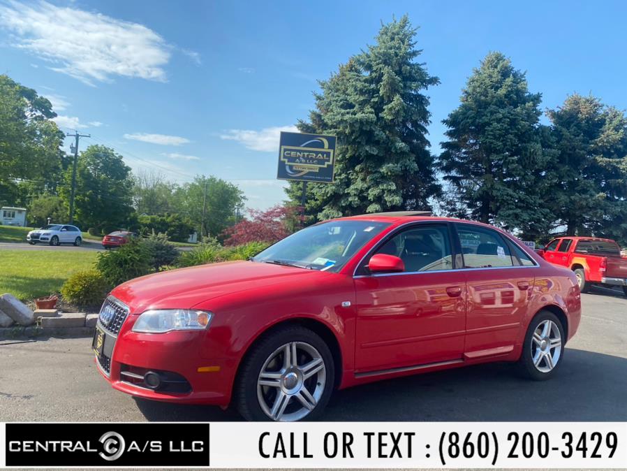 2008 Audi A4 4dr Sdn Man SE 2.0T FrontTrak, available for sale in East Windsor, Connecticut | Central A/S LLC. East Windsor, Connecticut
