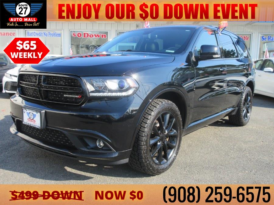 2017 Dodge Durango GT AWD, available for sale in Linden, New Jersey | Route 27 Auto Mall. Linden, New Jersey