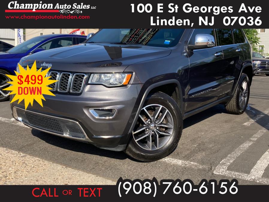 2017 Jeep Grand Cherokee Limited 4x4, available for sale in Linden, New Jersey | Champion Auto Sales. Linden, New Jersey