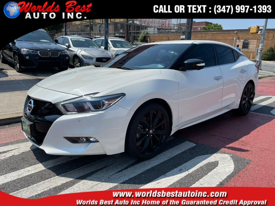2018 Nissan Maxima SR Midnight Edition, available for sale in Brooklyn, New York | Worlds Best Auto Inc. Brooklyn, New York