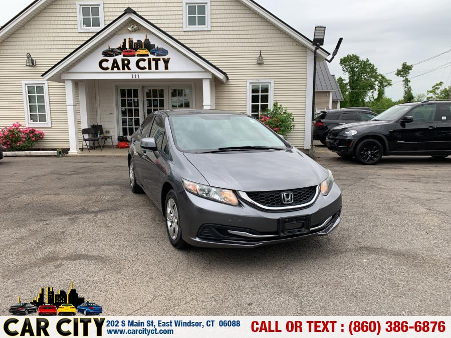 2013 Honda Civic Sdn 4dr Auto LX, available for sale in East Windsor, Connecticut | Car City LLC. East Windsor, Connecticut