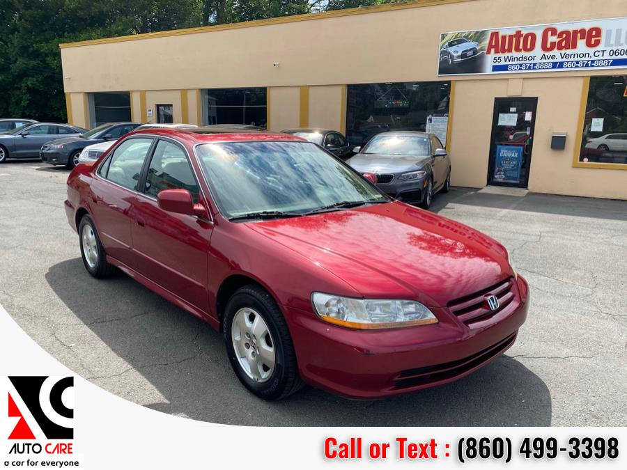 2002 Honda Accord Sdn EX Auto V6 w/Leather, available for sale in Vernon, Connecticut | Auto Care Motors. Vernon, Connecticut