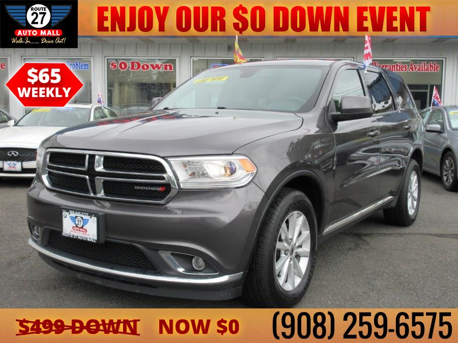 2019 Dodge Durango SXT Plus AWD, available for sale in Linden, New Jersey | Route 27 Auto Mall. Linden, New Jersey