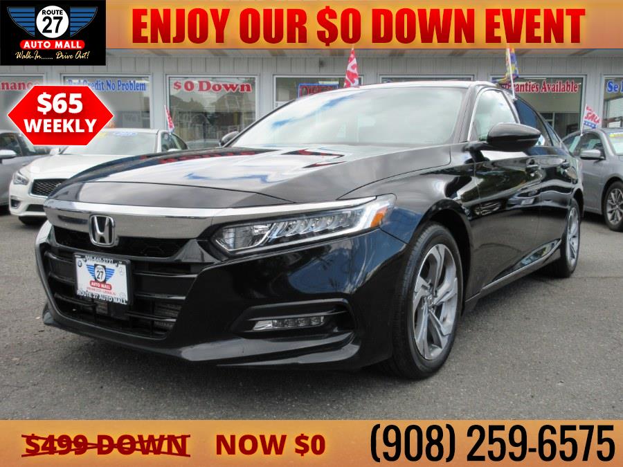 2018 Honda Accord Sedan EX-L 2.0T Auto, available for sale in Linden, New Jersey | Route 27 Auto Mall. Linden, New Jersey