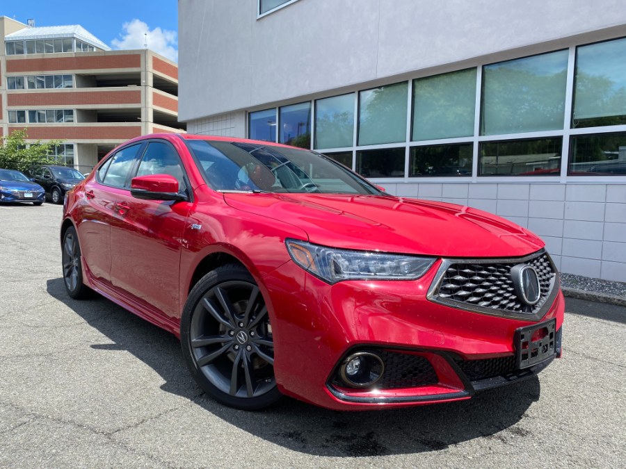 2019 Acura TLX 2.4L FWD w/A-Spec Pkg Red Leather, available for sale in New Rochelle, New York | Apex Westchester Used Vehicles. New Rochelle, New York