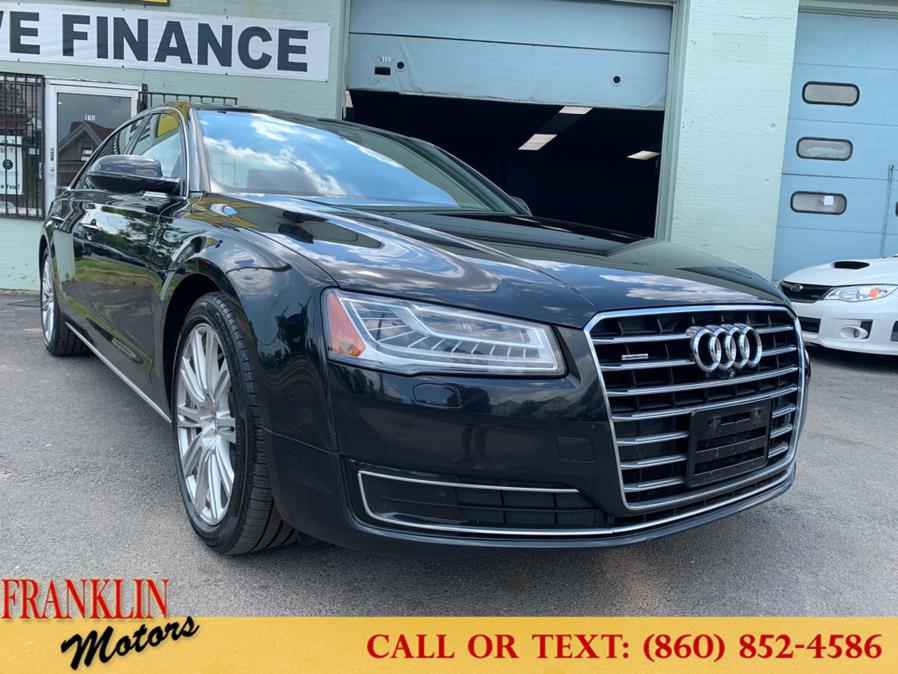 2015 Audi A8 L 4dr Sdn 4.0T, available for sale in Hartford, Connecticut | Franklin Motors Auto Sales LLC. Hartford, Connecticut