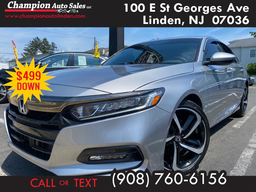 2018 Honda Accord Sedan Sport 1.5T CVT, available for sale in Linden, New Jersey | Champion Auto Sales. Linden, New Jersey