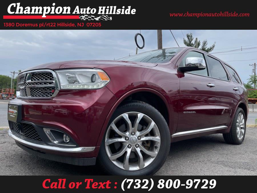 2017 Dodge Durango Citadel AWD, available for sale in Hillside, New Jersey | Champion Auto Sales. Hillside, New Jersey