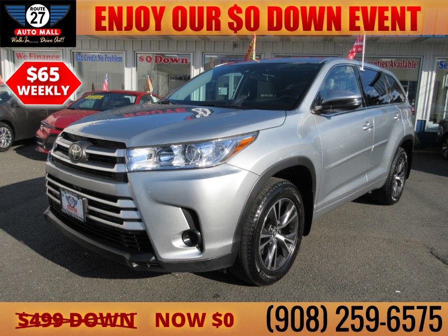 2018 Toyota Highlander LE V6 AWD (Natl), available for sale in Linden, New Jersey | Route 27 Auto Mall. Linden, New Jersey