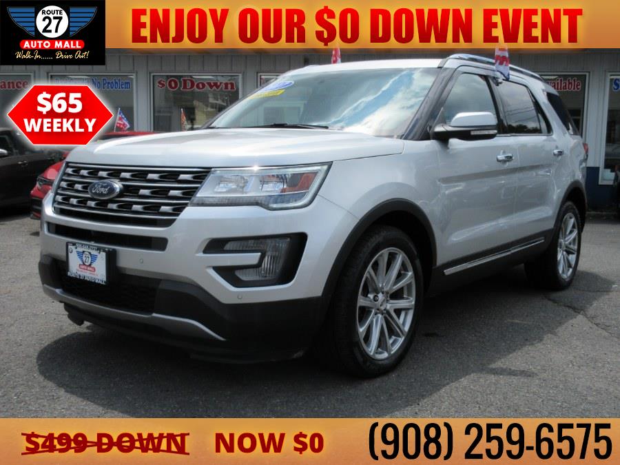 2017 Ford Explorer Limited 4WD, available for sale in Linden, New Jersey | Route 27 Auto Mall. Linden, New Jersey