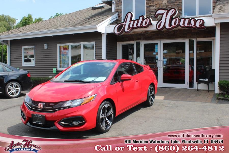 2015 Honda Civic Coupe 2dr Man Si w/Navi, available for sale in Plantsville, Connecticut | Auto House of Luxury. Plantsville, Connecticut