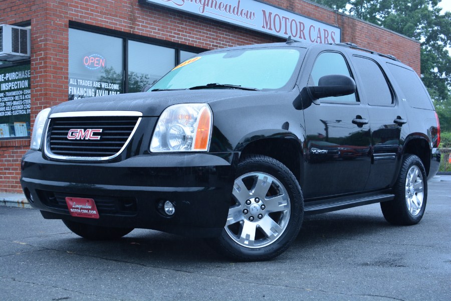 2012 GMC Yukon 4WD 4dr 1500 SLT, available for sale in ENFIELD, Connecticut | Longmeadow Motor Cars. ENFIELD, Connecticut