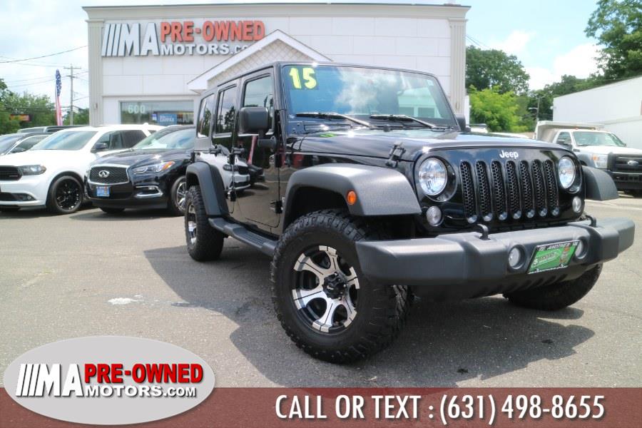 2015 Jeep Wrangler Unlimited 4WD 4dr Sport, available for sale in Huntington Station, New York | M & A Motors. Huntington Station, New York