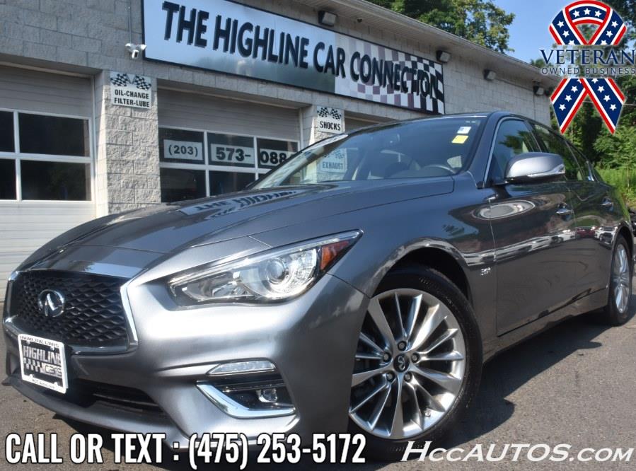 2018 INFINITI Q50 3.0t LUXE AWD, available for sale in Waterbury, Connecticut | Highline Car Connection. Waterbury, Connecticut