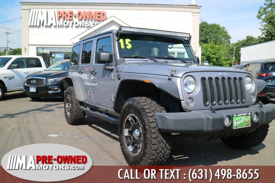 2015 Jeep Wrangler Unlimited 4WD 4dr Sport, available for sale in Huntington Station, New York | M & A Motors. Huntington Station, New York