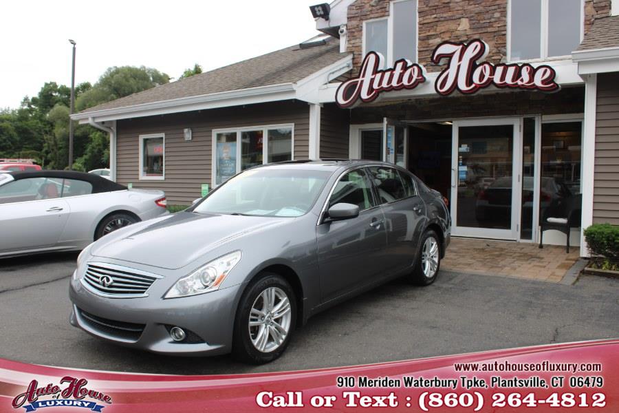 2013 INFINITI G37 Sedan 4dr x AWD, available for sale in Plantsville, Connecticut | Auto House of Luxury. Plantsville, Connecticut
