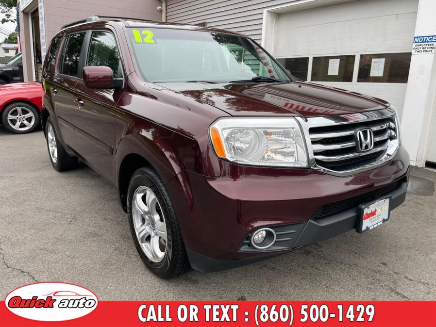 2012 Honda Pilot 4WD 4dr EX-L, available for sale in Bristol, Connecticut | Quick Auto LLC. Bristol, Connecticut