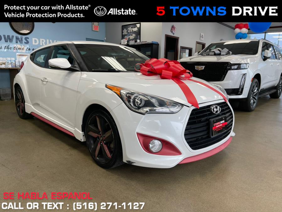 2013 Hyundai Veloster 3dr Cpe Man Turbo w/Blue Int, available for sale in Inwood, New York | 5 Towns Drive. Inwood, New York