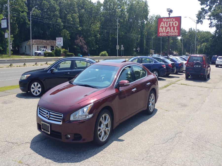 2013 Nissan Maxima 4dr Sdn 3.5 SV w/Premium Pkg, available for sale in Chicopee, Massachusetts | Matts Auto Mall LLC. Chicopee, Massachusetts