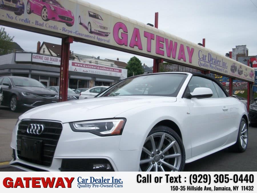 2015 Audi A5 2dr Cabriolet Auto quattro 2.0T Premium Plus, available for sale in Jamaica, New York | Gateway Car Dealer Inc. Jamaica, New York