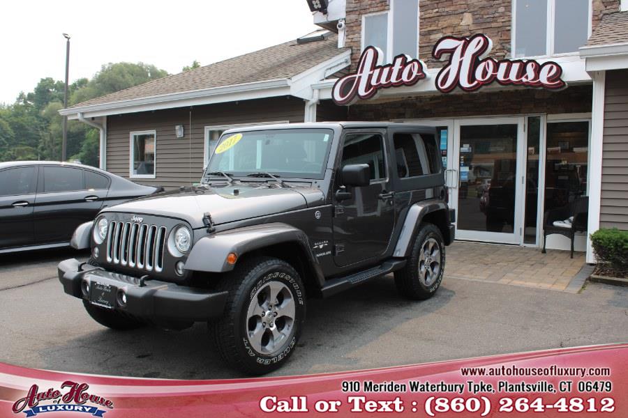 2017 Jeep Wrangler Sahara 4x4, available for sale in Plantsville, Connecticut | Auto House of Luxury. Plantsville, Connecticut